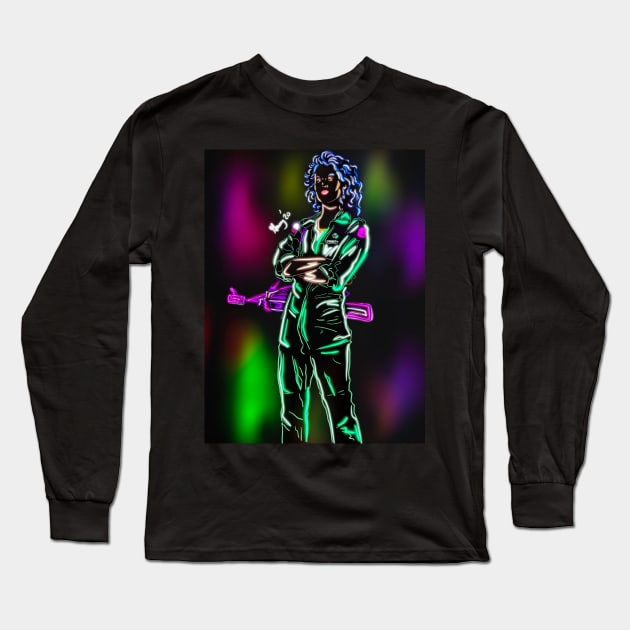 Neon Ripley Long Sleeve T-Shirt by The Miseducation of David and Gary